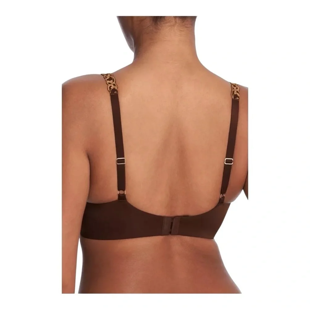 NATORI 732080 Pure Luxe T-Shirt Smooth Contour Bra Cocoa Bronze NWT